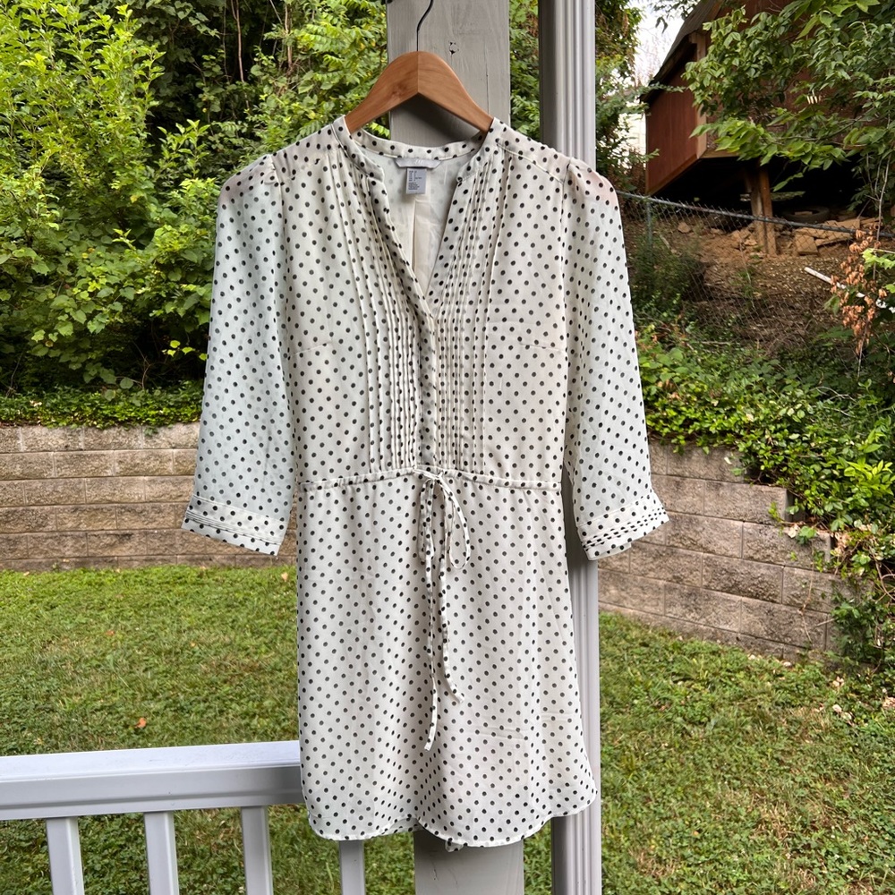 H&M polka dot blouse sz 2